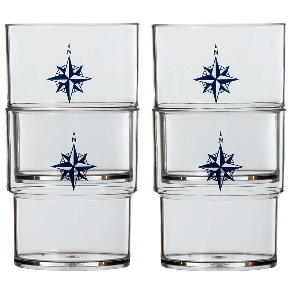 Marine Business Stackable Glass Set - NORTHWIND - Set of 12 — marine deck / galley