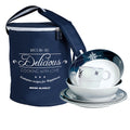 Marine Business Melamine Tableware Set & Basket - NORTHWIND - Set of 24 — marine deck / galley