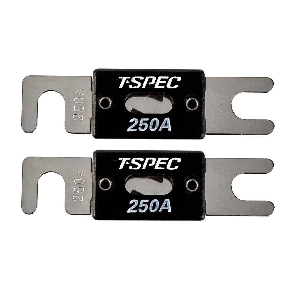 T-Spec V8 Series 250 AMP ANL Fuse - 2 Pack — marine fuse blocks & fuses