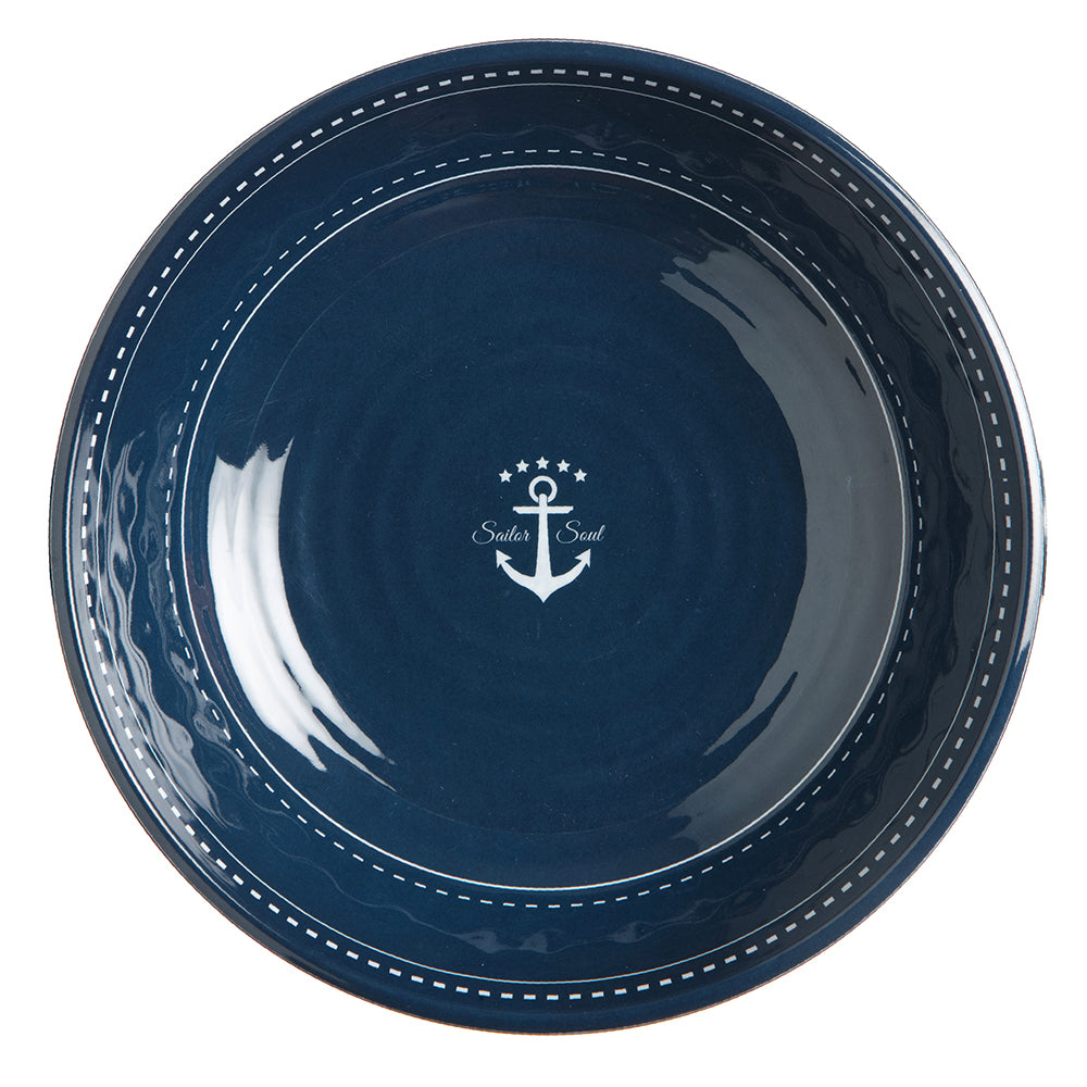 Marine Business Melamine Deep, Round Soup Plate - SAILOR SOUL - 8.8" Set of 6 — marine deck / galley