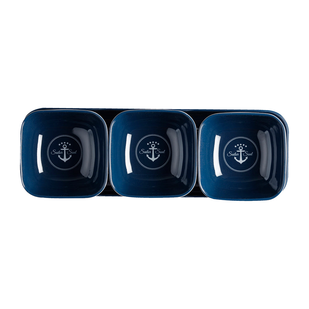 Marine Business Melamine Snack Set - SAILOR SOUL - Set of 4 — marine deck / galley