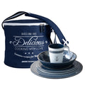 Marine Business Melamine Tableware & Basket - SAILOR SOUL - Set of 16 — marine deck / galley