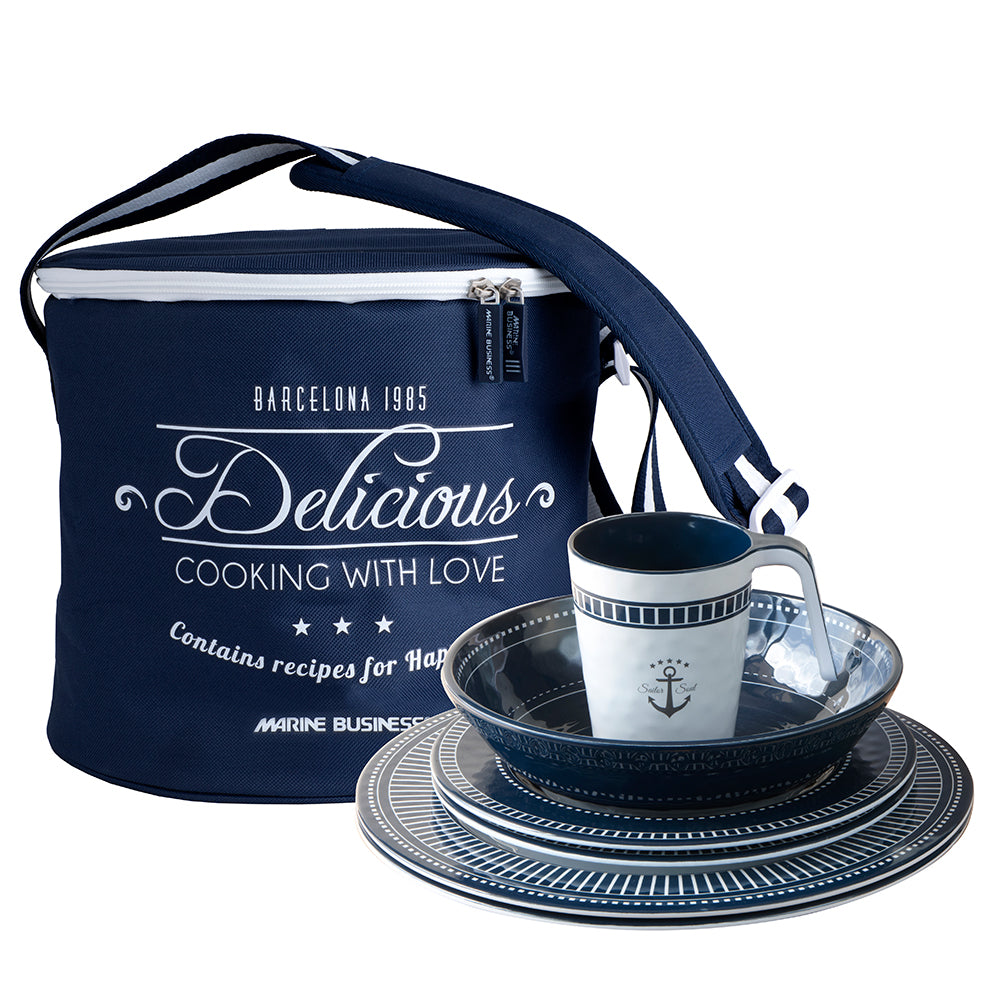 Marine Business Melamine Tableware & Basket - SAILOR SOUL - Set of 16 — marine deck / galley