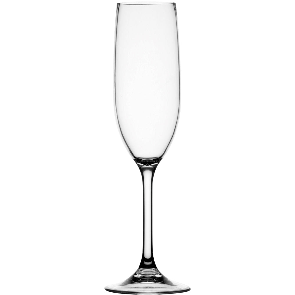 Marine Business Non-Slip Flute Glass Party - CLEAR TRITAN™ - Set of 6 — marine deck / galley