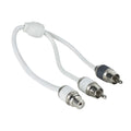 T-Spec V10 Series RCA Audio Y Cable - 2 Channel - 1 Female to 2 Males — marine rca cables