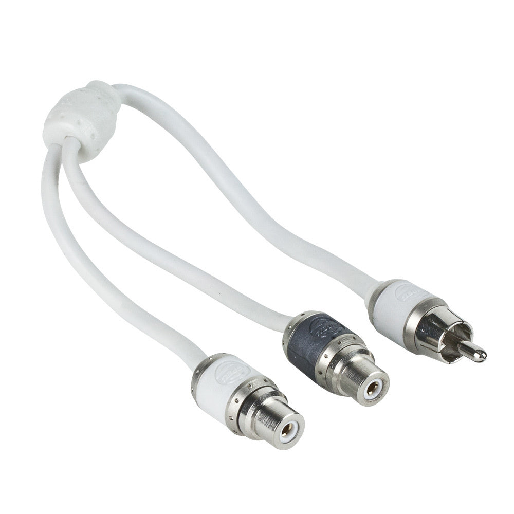 T-Spec V10 Series RCA Audio Y Cable - 2 Channel - 1 Male to 2 Females — marine rca cables