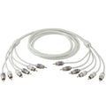 T-Spec V10 Series RCA Audio Cable - 6 Channel - 17' (5.18 M) — marine rca cables