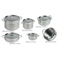 Marine Business Kitchen Cookware Pan Set Self-Containing - Stainless Steel - Set of 8 — marine deck / galley