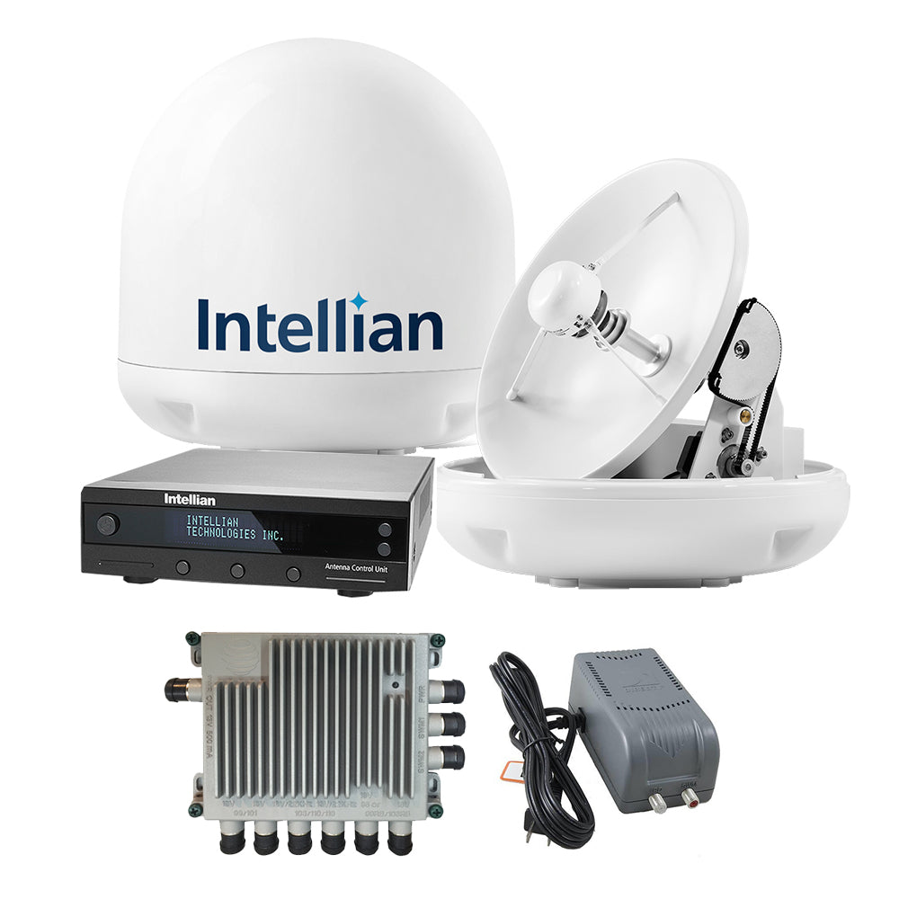 Intellian i3 US System US & Canada TV Antenna System & SWM-30 Kit — marine satellite tv antennas