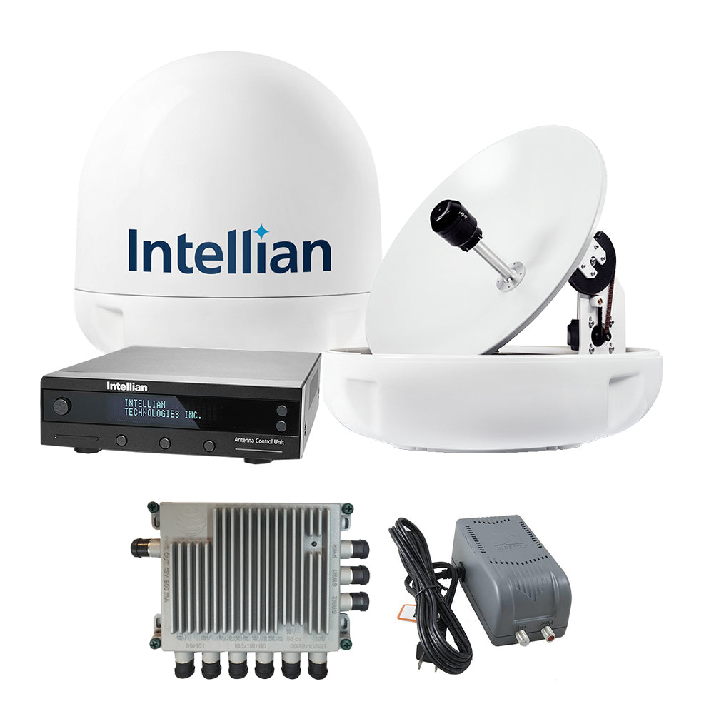 Intellian i5 All-Americas TV Antenna System & SWM-30 Kit — marine satellite tv antennas
