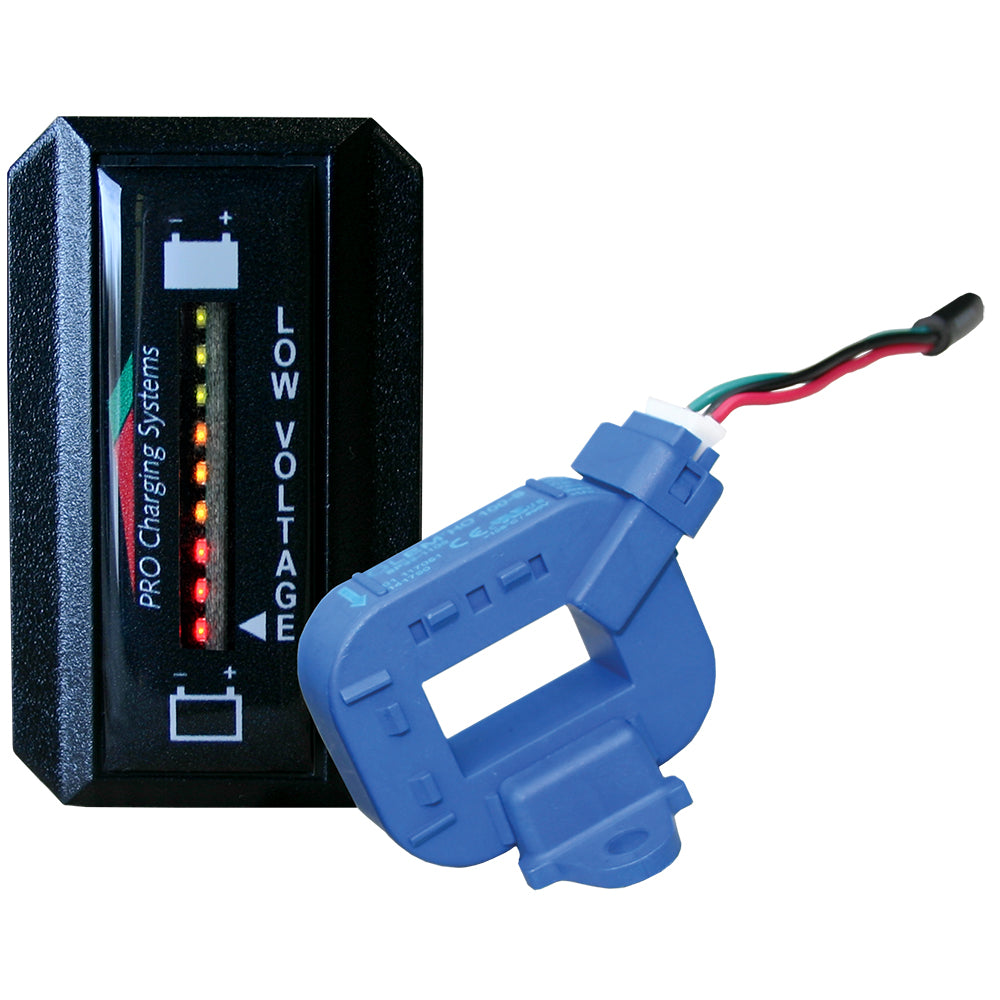 Dual Pro Lithium Battery Gauge - Single - Rectangle Vertical Display — marine meters & monitoring