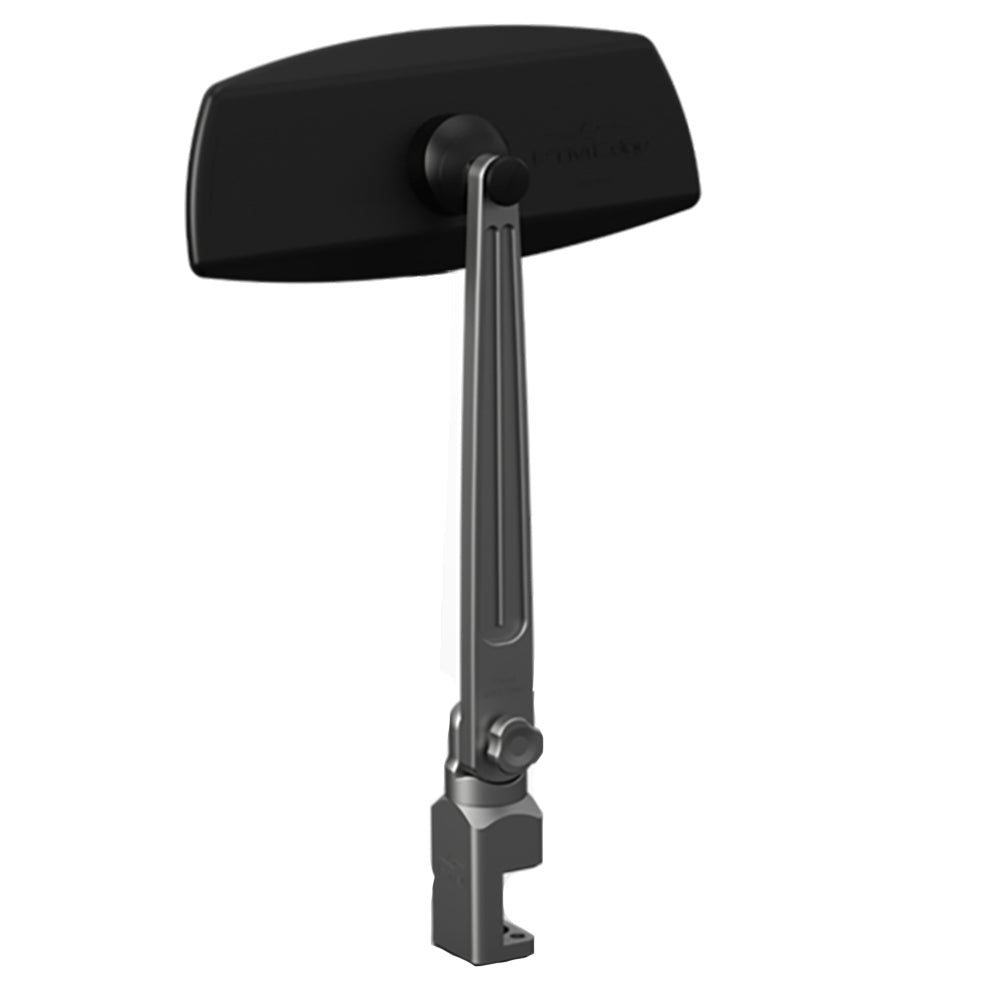 PTM Watersports Pontoon Mirror/Bracket Kit w/VR-100 Pro & PCX-200 (Titanium Grey) — marine mirrors