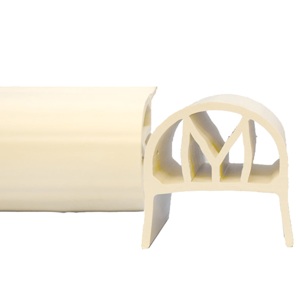 Monarch Marine Monarch Nor'Easter M-Fender - 4' - White - 2 x 4 Mounting — marine bumpers/guards