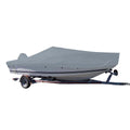 Carver by Covercraft Carver Sun-DURA® Styled-to-Fit Boat Cover f/18.5' V-Hull Center Console Fishing Boat - Grey — marine winter covers
