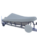 Carver by Covercraft Carver Sun-DURA® Styled-to-Fit Boat Cover f/23.5' V-Hull Center Console Shallow Draft Boats - Grey — marine winter covers