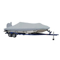 Carver by Covercraft Carver Sun-DURA® Extra Wide Series Styled-to-Fit Boat Cover f/20.5' Aluminum Modified V Jon Boats - Grey — marine winter covers