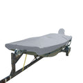 Carver by Covercraft Carver Poly-Flex II Styled-to-Fit Boat Cover f/14.5' Open Jon Boats - Grey — marine winter covers