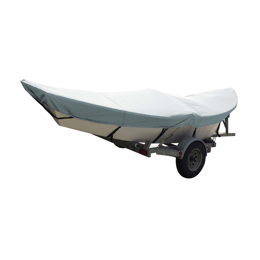 Carver by Covercraft Carver Poly-Flex II Styled-to-Fit Boat Cover f/16' Drift Boats - Grey — marine winter covers