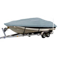 Carver by Covercraft Carver Sun-DURA® Styled-to-Fit Boat Cover f/22.5' Sterndrive Deck Boats w/Low Rails - Grey — marine winter covers