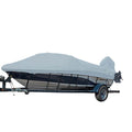 Carver by Covercraft Carver Sun-DURA® Styled-to-Fit Boat Cover f/24.5' V-Hull Runabout Boats w/Windshield & Hand/Bow Rails - Grey — marine winter covers
