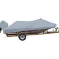 Carver by Covercraft Carver Sun-DURA® Styled-to-Fit Boat Cover f/19.5' Wide Style Bass Boats - Grey — marine winter covers