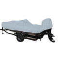 Carver by Covercraft Carver Poly-Flex II Styled-to-Fit Boat Cover f/20.5' Fish & Ski Style Boats w/Walk-Thru Windshield - Grey — marine winter covers