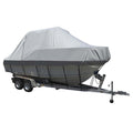 Carver by Covercraft Carver Sun-DURA® Specialty Boat Cover f/25.5' Walk Around Cuddy & Center Console Boats - Grey — marine winter covers