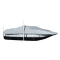Carver by Covercraft Carver Sun-DURA® Styled-to-Fit Boat Cover f/23.5' Sterndrive Deck Boats w/Walk-Thru Windshield - Grey — marine winter covers