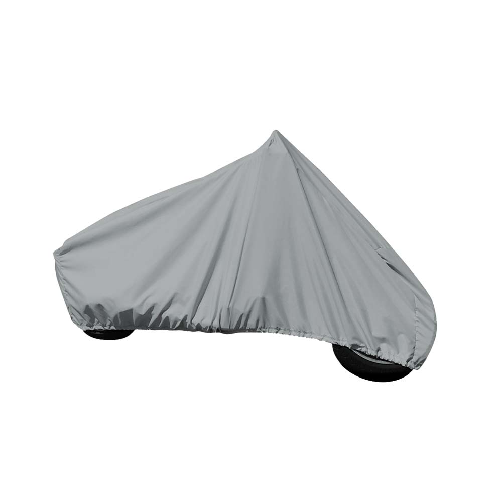 Carver by Covercraft Carver Sun-DURA® Cover f/Motorcycle Cruiser w/No or Low Windshield - Grey — marine winter covers