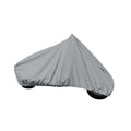 Carver by Covercraft Carver Sun-DURA® Cover f/Sport Touring Motorcycle w/Up to 15" Windshield - Grey — marine winter covers