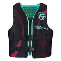 Full Throttle Adult Rapid-Dry Life Jacket - S/M - Aqua/Black — marine watersports