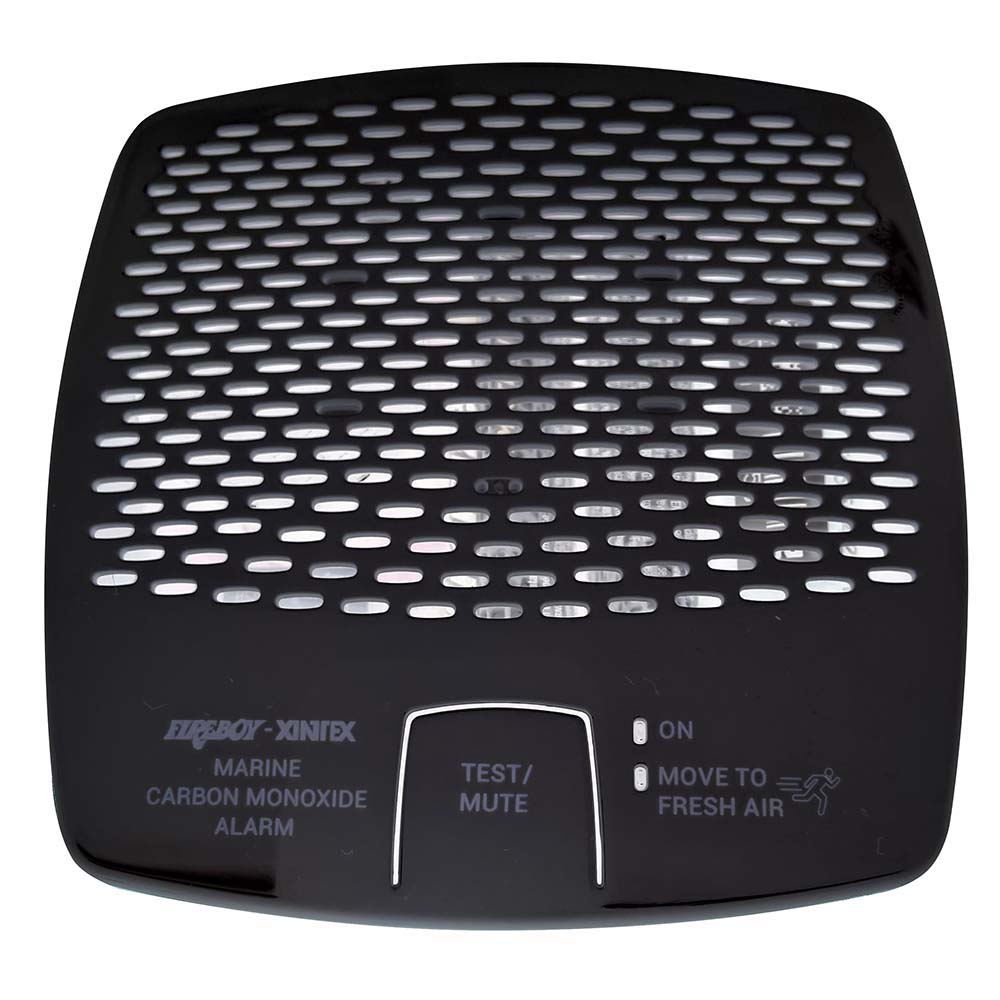 Fireboy-Xintex CO Alarm 12/24V DC w/Interconnect - Black — marine fume detectors
