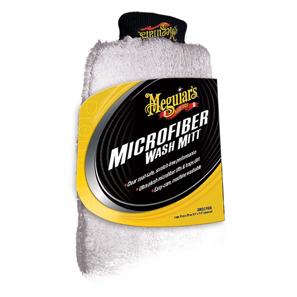Meguiar's Microfiber Wash Mitt — marine cleaning