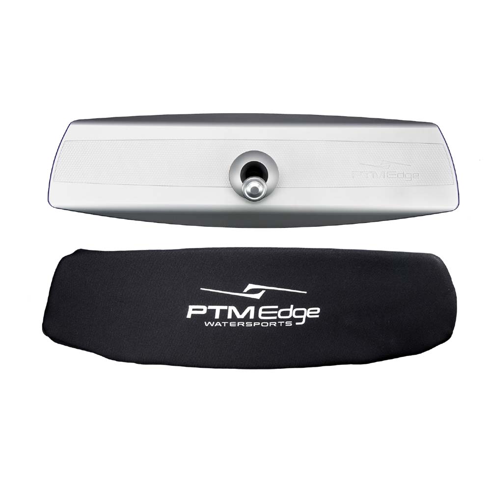 PTM Watersports VR-140 Elite Mirror & Cover Combo - Silver — marine mirrors