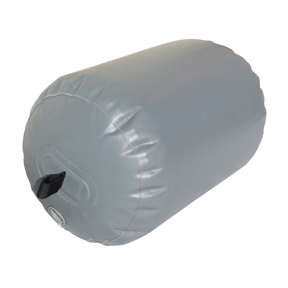 Taylor Made Super Duty Inflatable Yacht Fender - 18" x 29" - Grey — marine fenders