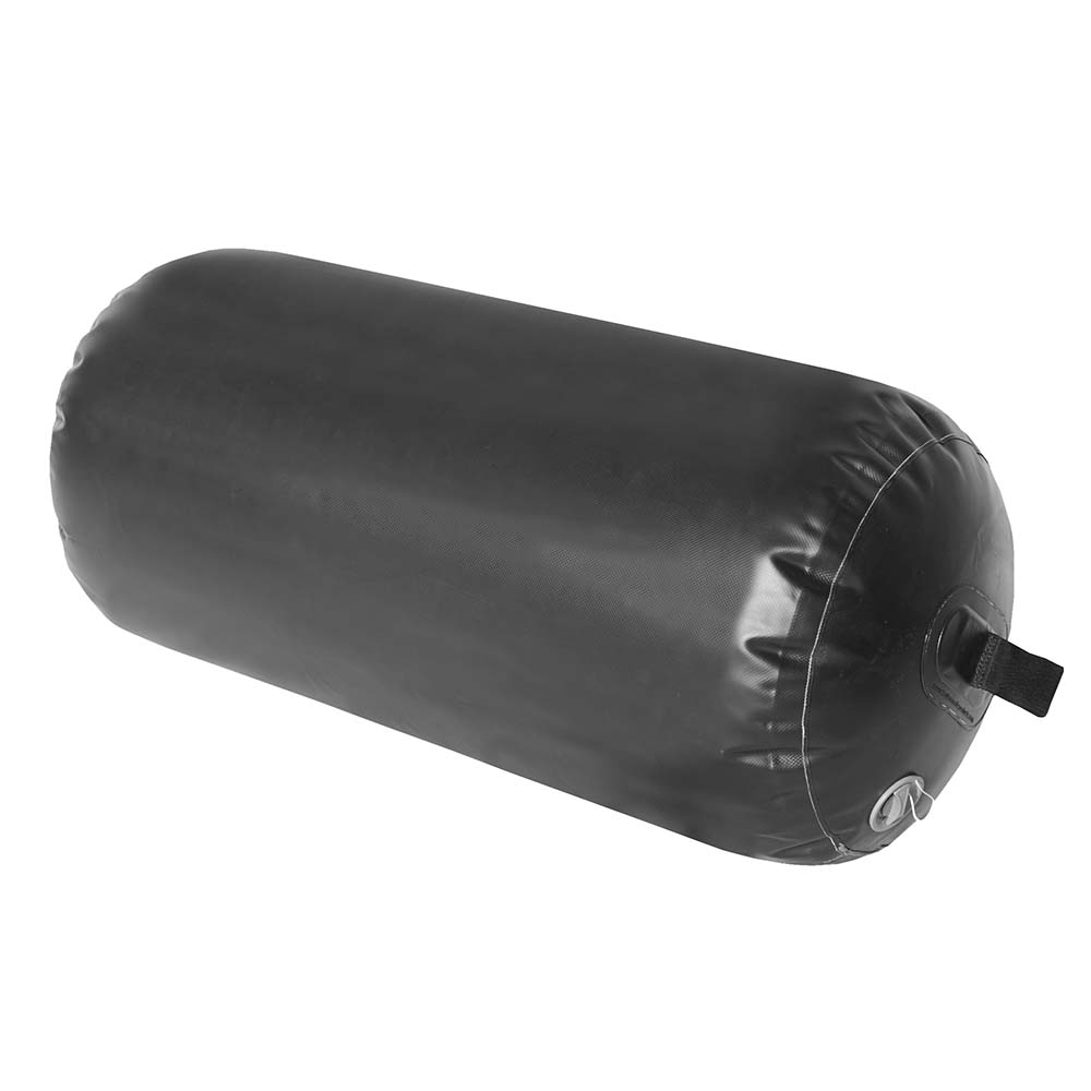 Taylor Made Super Duty Inflatable Yacht Fender - 18" x 42" - Black — marine fenders