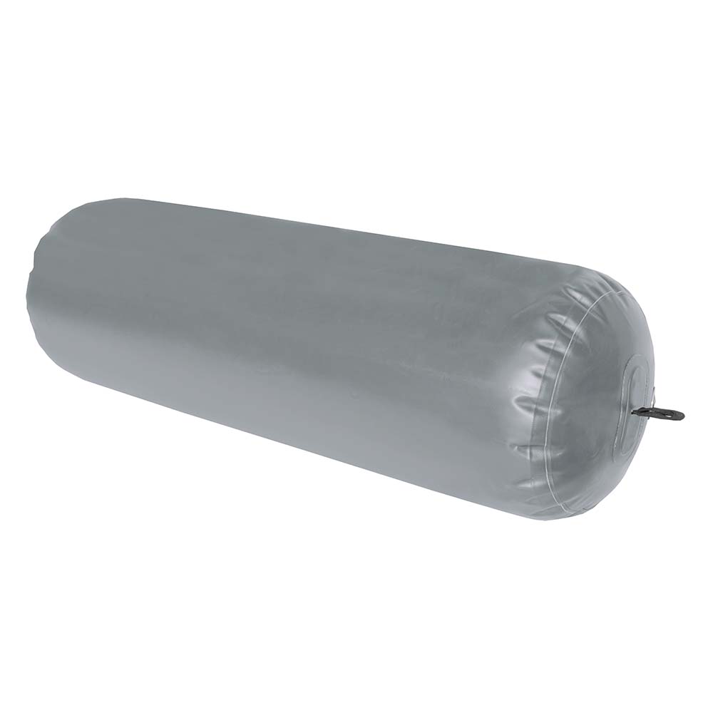 Taylor Made Super Duty Inflatable Yacht Fender - 18" x 58" - Grey — marine fenders