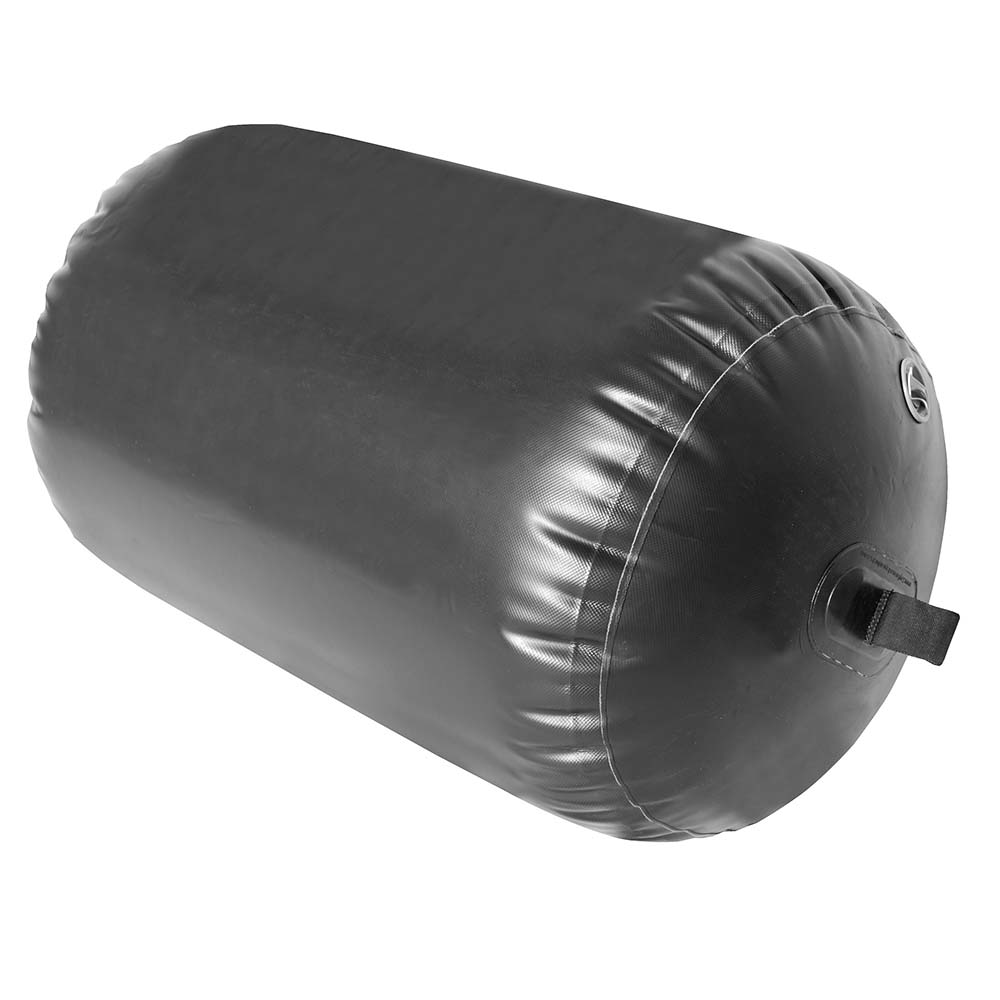 Taylor Made Super Duty Inflatable Yacht Fender - 24" x 42" - Black — marine fenders
