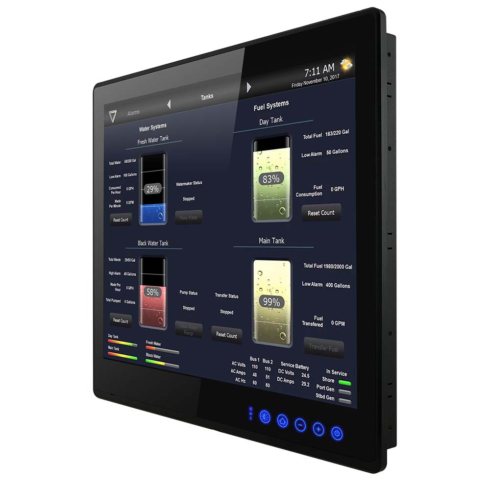 Seatronx 19" Commercial Touch Screen Display — marine marine monitors