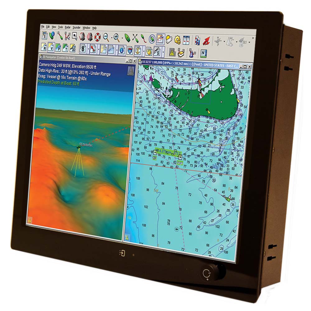 Seatronx 27" Wide Screen Sunlight Readable Touch Screen Display — marine marine monitors