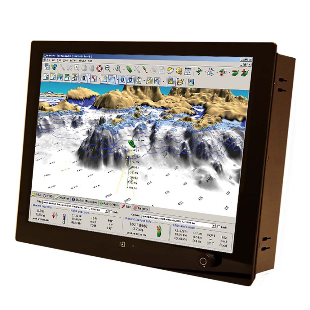 Seatronx 18.5" Wide Screen Pilothouse Touch Screen Display — marine marine monitors
