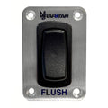Raritan Momentary Flush Switch w/Stainless Steel Faceplate — marine accessories