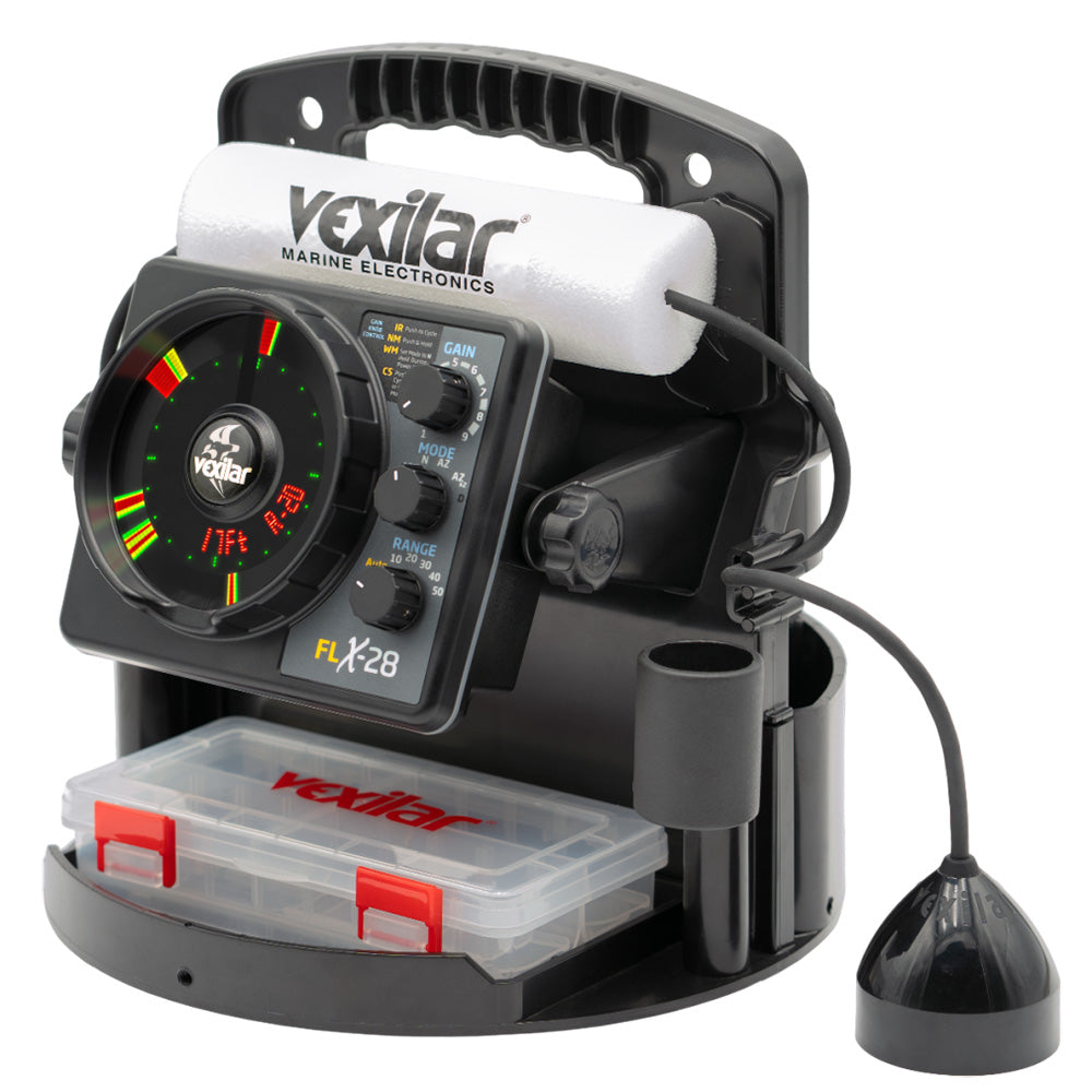 Vexilar FLX-28 Pro Pack II ProView Ice-Ducer — marine ice flashers