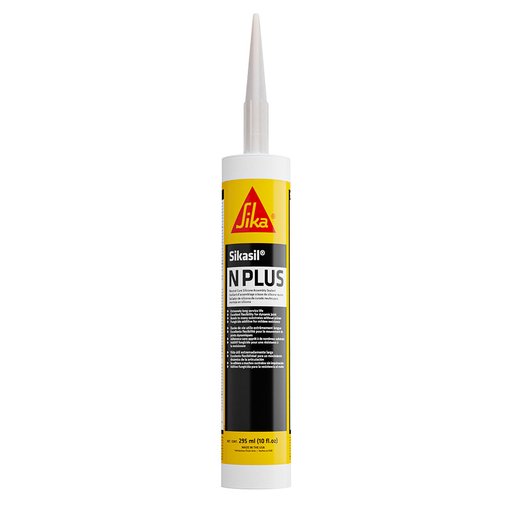 Sika Sikasil®-N Plus White 10oz w/Nozzle — marine adhesives/sealants/tapes