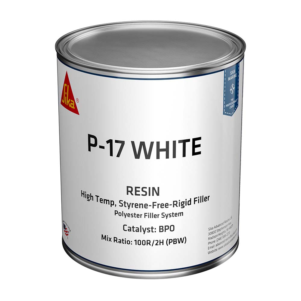 Sika SikaBiresin® AP017 White Base Quart Can BPO Hardener Required — marine adhesives/sealants/tapes
