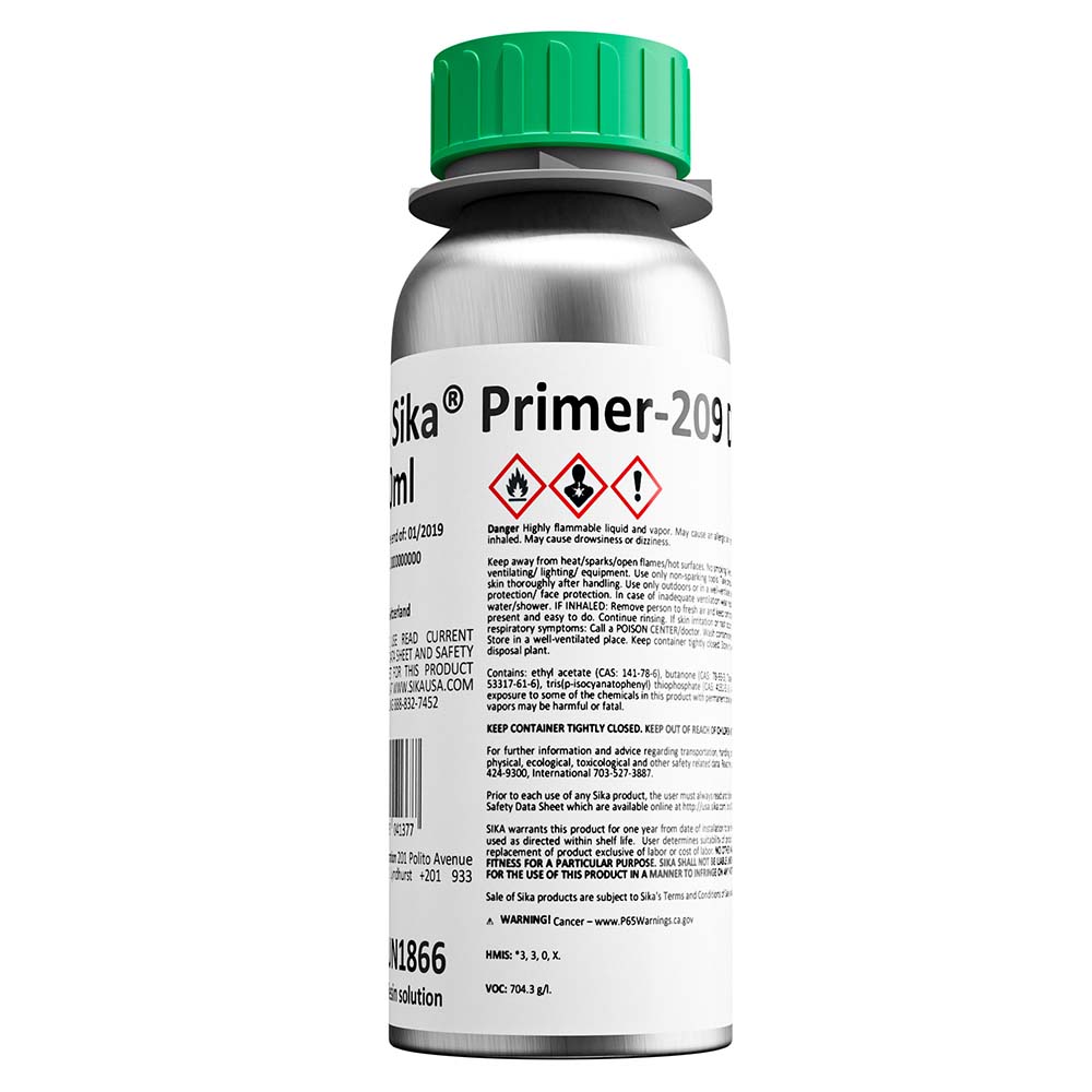 Sika Primer-209 D Black 250ml Bottle — marine adhesives/sealants/tapes