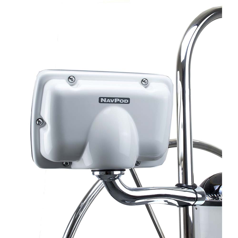 NavPod RailMount Pre-Cut f/Simrad GO7 XSE, GO7 XSR & B&G Vulcan 7R (Fits 1″ or 1.25″ Tubing) — marine display mounts