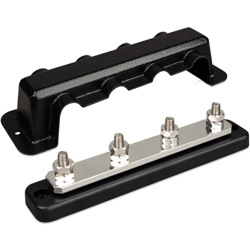 Victron Energy Victron Busbar 250A 4P & Cover 4X 5/16" Terminals — marine busbars