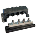 Victron Energy Victron Busbar 600A 4P & Cover 4X 3/8" Plus 4X M8 Terminals — marine busbars