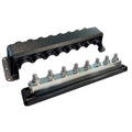 Victron Energy Victron Busbar 600A 8P & Cover 8X 3/8" Plus 8X M8 Terminals — marine busbars